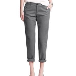 Banana Republic Gray City Chino Pants Size 4 Women’s Casual Trousers